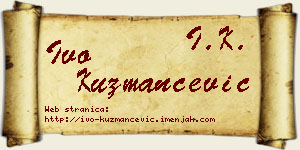 Ivo Kuzmančević vizit kartica